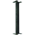 Poteau universel pour boites aux lettres - 80 x 80 x 1000 mm  Aluminium Modèle Galibot