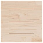 vidaXL Dessus de table 70x70x2 5 cm bois de pin massif