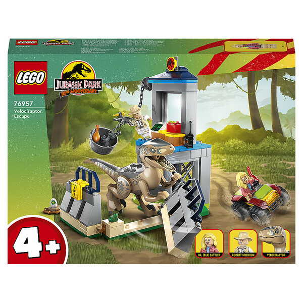 Set de construction L'évasion du vélociraptor LEGO® Jurassic World™ 76957 pour enfants