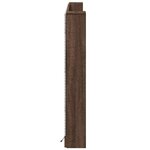 vidaXL Armoire tête de lit avec LED chêne marron 180x16 5x103 5 cm