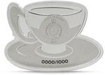 Pièce de monnaie en Argent 3 Dollars g 62.2 (2 oz) Millésime 2025 MAD HATTER TEA PARTY