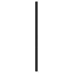 vidaXL Tête de lit métal noir 180 cm