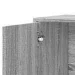 vidaXL Buffets 2 Pièces sonoma gris 60x31x70 cm bois d'ingénierie