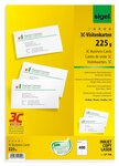 Etui de 400 sur 40 f a4 cartes de visite 3c 85 x 55 mm 225 g extra blanc sigel