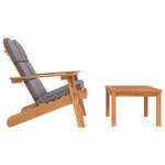 Ensemble de Salon de jardin meuble d'extérieur ensemble de mobilier adirondack 2 pièces bois acacia solide 02_0014208