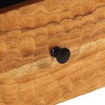 vidaXL Table de chevet 40x33x46 cm Bois d'acacia massif