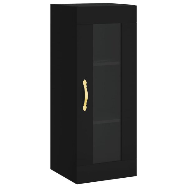 vidaXL Armoire murale noir 34 5x34x90 cm