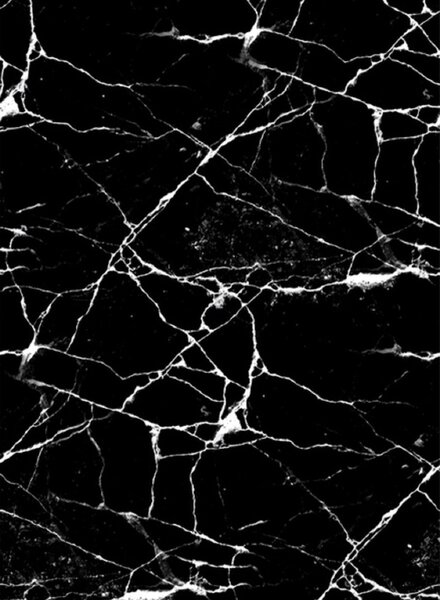 Tapis de salon MARBRE 160 x 230 cm - Noir