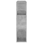 vidaXL Bibliothèque/Séparateur de pièce Gris béton 80x24x94 cm