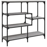 vidaXL Table console sonoma gris 103x32x95 cm bois d'ingénierie