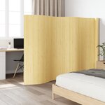 vidaXL Cloison de séparation naturel clair 165x600 cm bambou