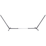 Support pied de hamac réglable structure robuste métal époxy noir dim. 3 08-3 80L x 1 08l x 1 20H m
