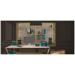 Porte-revues Mag-cube Neo Deco - Bleu De France - X 6 - Exacompta
