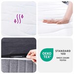 vidaXL Matelas à ressorts ensachés moyen 70x200 cm