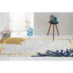 Tapis d'intérieur Feuille 120 x 180 cm - Blanc