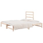 vidaXL Lit coulissant sans matelas 2x(90x190) cm