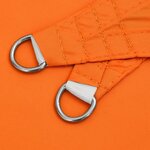 vidaXL Voile de parasol tissu oxford triangulaire 4x5x5 m orange