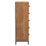 vidaXL Commode 42x35x110 cm Bois de pin massif