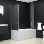 vidaXL Cabine de douche pliante ESG 120x68x130 cm