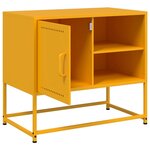 vidaXL Meuble TV anthracite 100 5x39x60 5 cm acier