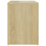 vidaXL Table de chevet chêne sonoma 40x30x40 cm bois d'ingénierie