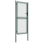 vidaXL Portillon Acier 100 x 175 cm Vert