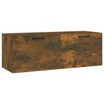 vidaXL Armoire murale Chêne fumé 100x36 5x35 cm Bois d'ingénierie