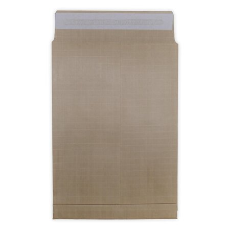 Lot de 100 enveloppes pochettes kraft armé à soufflet marron 250 x 353 + 30 mm