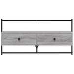 vidaXL Meuble TV mural sonoma gris 100 5x30x51 cm bois d'ingénierie