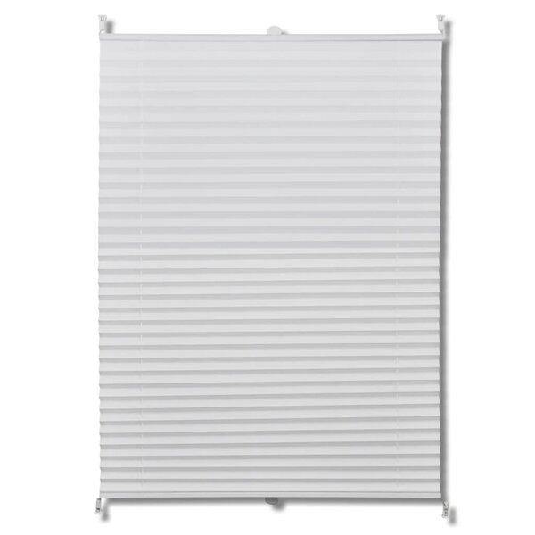vidaXL Store plissé 40x100 cm Blanc