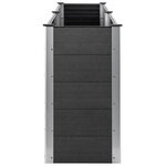 vidaXL Lit surélevé de jardin 200x100x91 cm WPC Gris