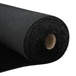 Gazon synthétique vidaXL Noir 1x15 m 30 mm