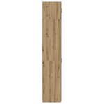 vidaXL Meuble de rangement étroit Chêne Artisan 30x42 5x225 cm Bois d'ingénierie