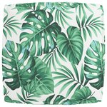 vidaXL Set de coussins de palette 2 pièces modèle feuilles en tissu Oxford