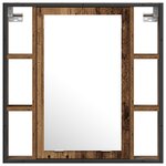 vidaXL Ensemble de meubles de salle de bain 2 pièces en bois ancien