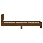 vidaXL Cadre de lit sans matelas avec tête de lit 100x200 cm