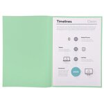 Paquet De 100 Sous-chemises Super 60 - 22x31cm - Vert Clair - X 10 - Exacompta