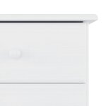vidaXL Commode ALTA blanc 112x35x73 cm bois massif de pin
