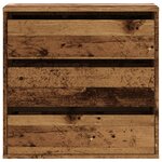 vidaXL Commode d'angle vieux bois 60x41x58 cm bois d'ingénierie