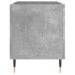 vidaXL Armoire à disques gris béton 74 5x38x48 cm bois d'ingénierie