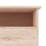 vidaXL Meuble TV avec tiroirs ALTA 100x35x41 cm bois massif de pin