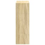 vidaXL Buffet haut chêne sonoma 70x41x124 cm bois d'ingénierie