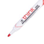 Marqueur effaçable think à sec pointe ogive 2.0mm rouge peu odorant effaçage facile x 12 deli