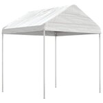 vidaXL Belvédère avec toit blanc 6 69x2 28x2 69 m polyéthylène