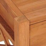 vidaXL Meuble TV 100x40x45 cm Bois de teck