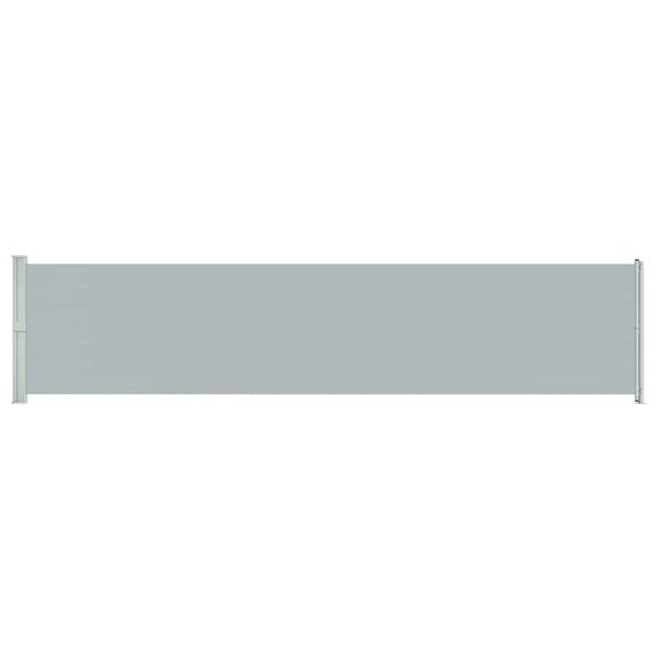 vidaXL Auvent latéral rétractable de patio 140x600 cm Gris