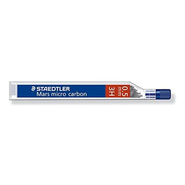 Etui de 12 mines 'Mars micro carbon' 0,5 mm 3H STAEDTLER