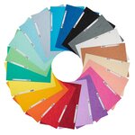 Chemises À Élastiques Carte Lustrée 3 Rabats - Couleurs Assorties - X 50 - Exacompta