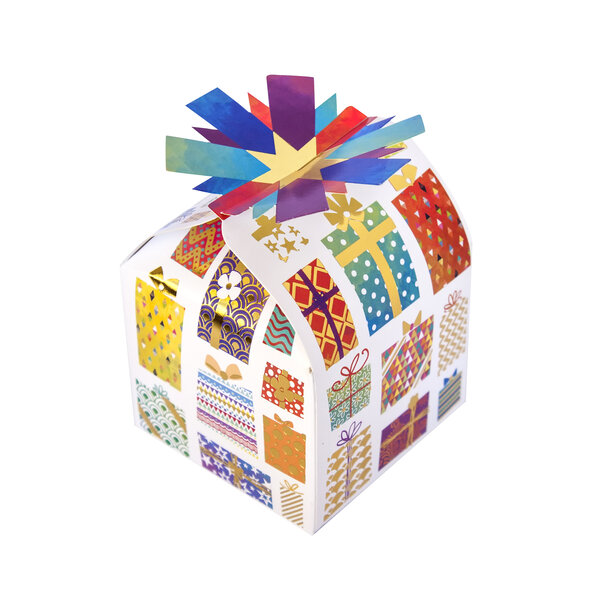 Mini boîte cadeau - motifs cadeaux