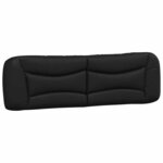 vidaXL Cadre de lit avec LED sans matelas noir 180x200 cm